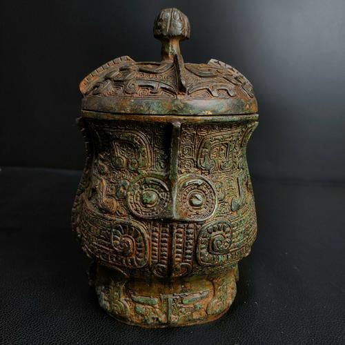 酒壺?cái)[件的風(fēng)雅與收藏之美 銅器裝飾品中的工藝精粹（編號(hào)ysp37）
